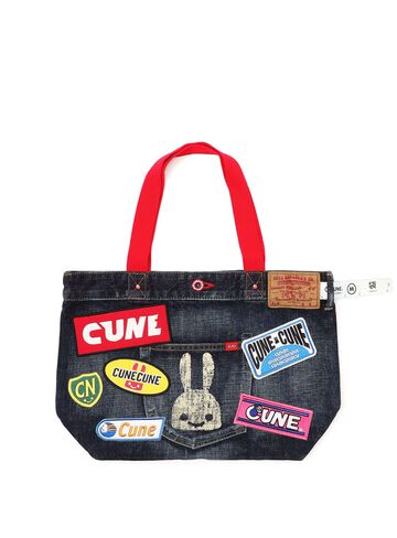 Denim Bag - Size M with Patch A,M, small image number 0