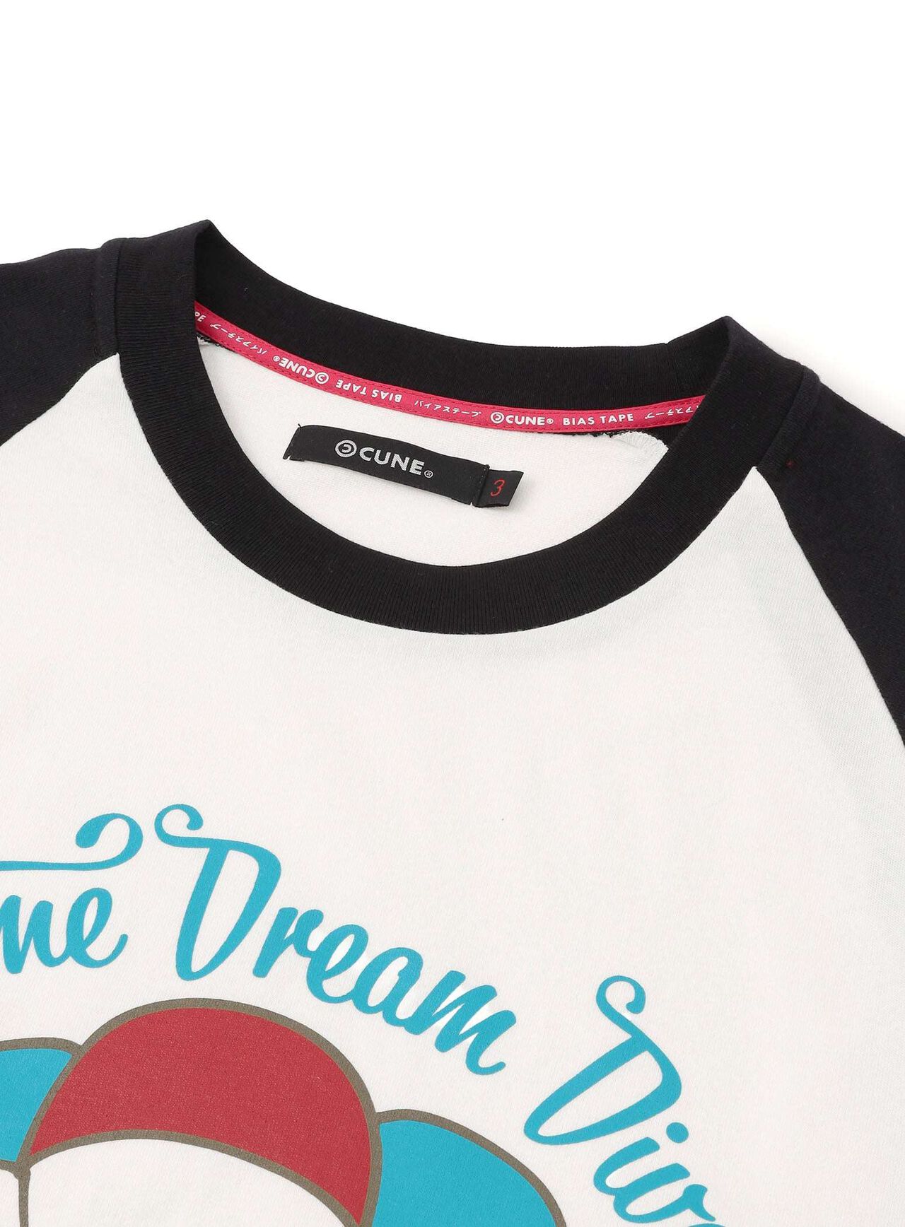 Raglan T-Shirt Extreme Dream Dive,WHITE, large image number 2