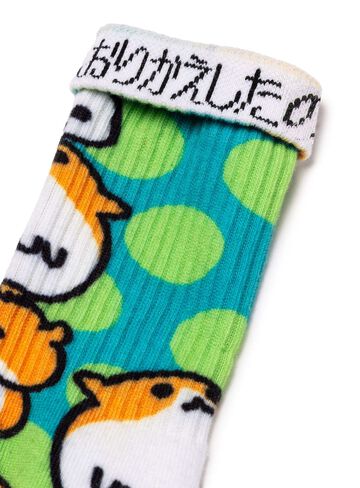Printed Socks Hamster,BLUE, small image number 2