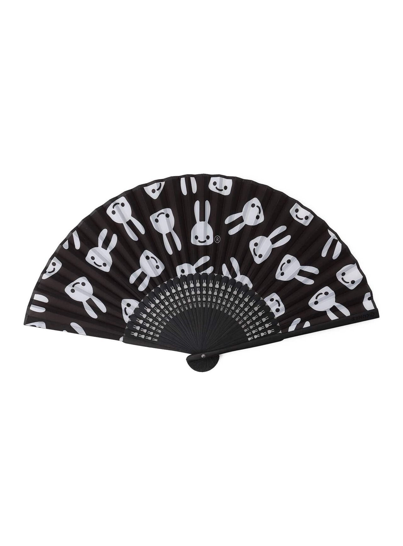 Bamboo and Fabric Fan,ONE, large image number 0