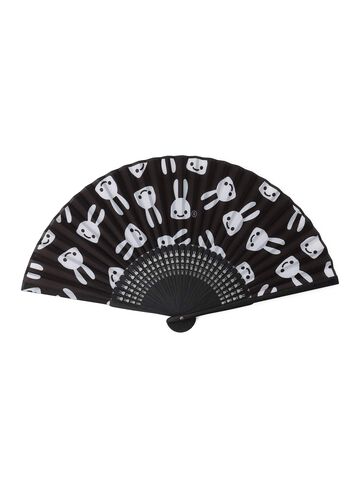 Bamboo and Fabric Fan,ONE, small image number 0