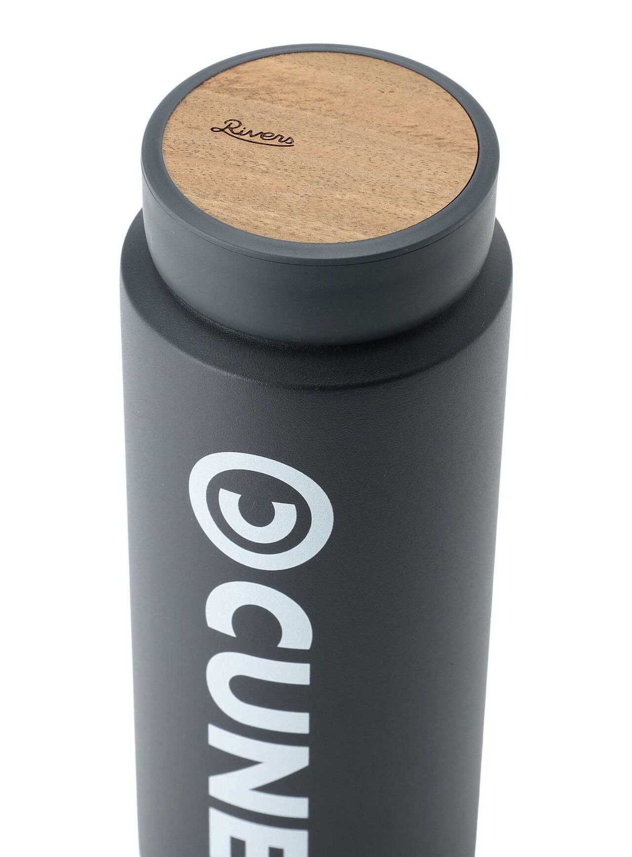 Wooden-Lid Stainless Steel Bottle,ONE, large image number 2