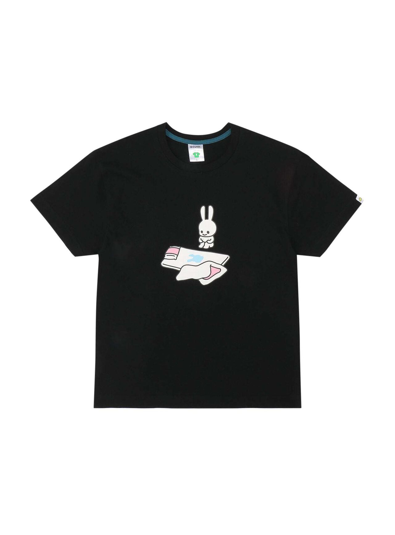 S/S Tee Bedwetting,BLACK, large image number 0