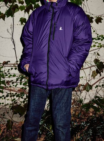 Reversible down jacket with lots of rabbits,, small image number 10
