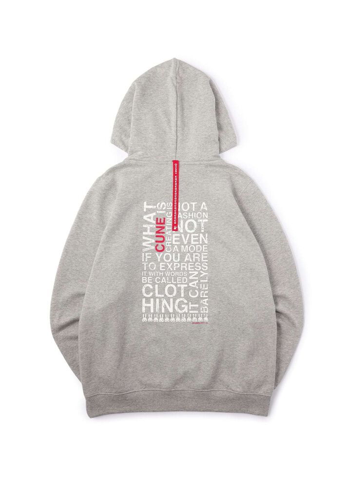 CUNE PULL PARKA Random Text,, medium