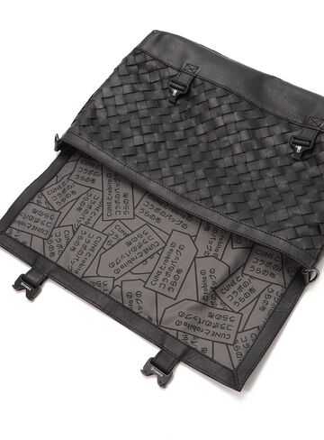 CUNE × robita leather mesh shoulder bag L,ONE, small image number 4