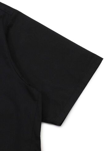 Short Sleeve Work Shirt Sushi Baseball Club,BLACK, small image number 5