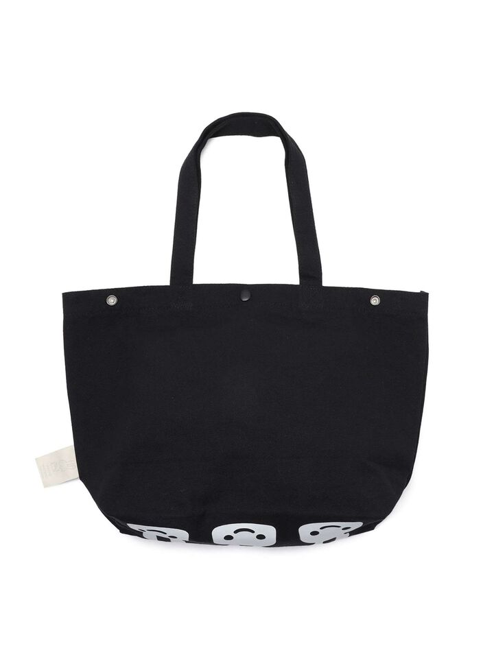 Basic Cotton Tote Bag with Cigarette Patch,, medium