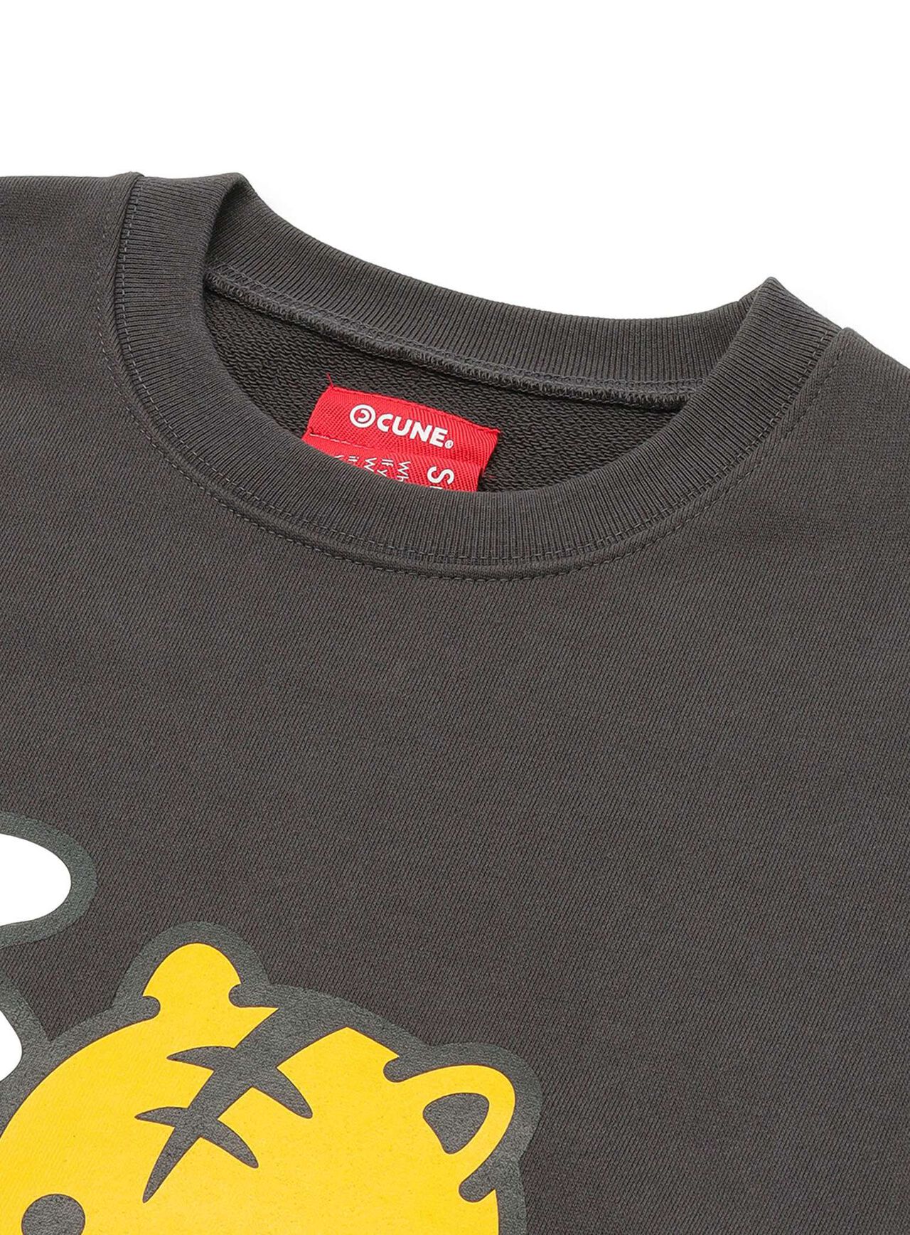 Heavyweight Big Crew Neck Sweatshirt - Tobacco and Tiger-chan,, large image number 2