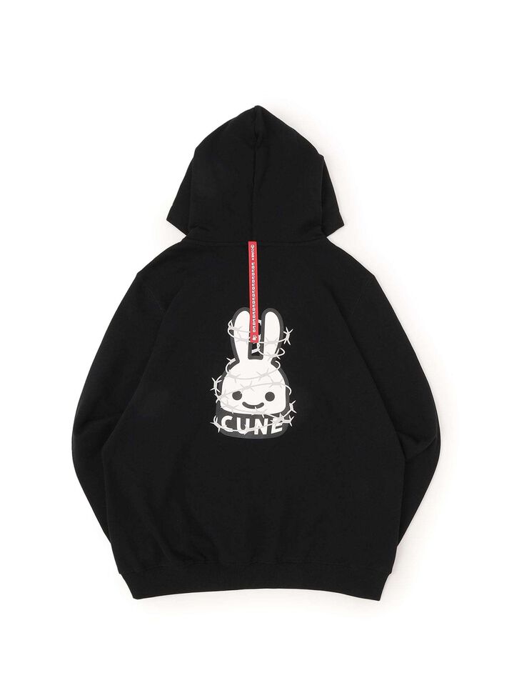 CUNE ZIP PARKA with Barbed Wire,, medium