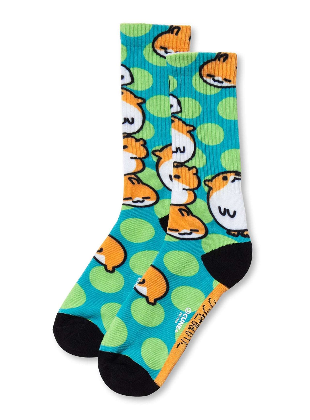 Printed Socks Hamster,BLUE, large image number 0