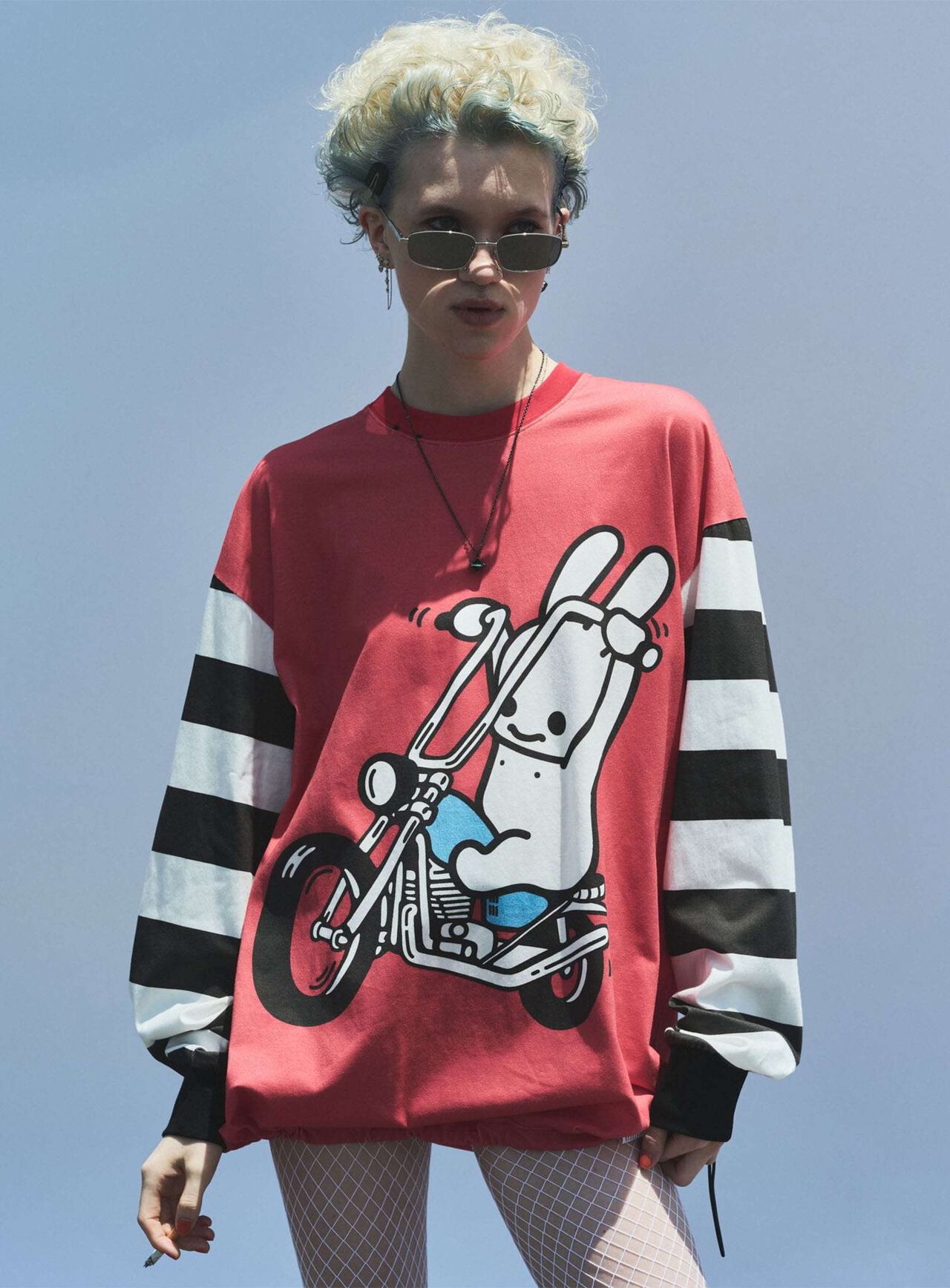 Bunny Custom Bike Long Sleeve T-Shirt,, large image number 9