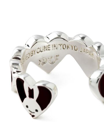 Heart Bunny Ring,BLACK, small image number 3