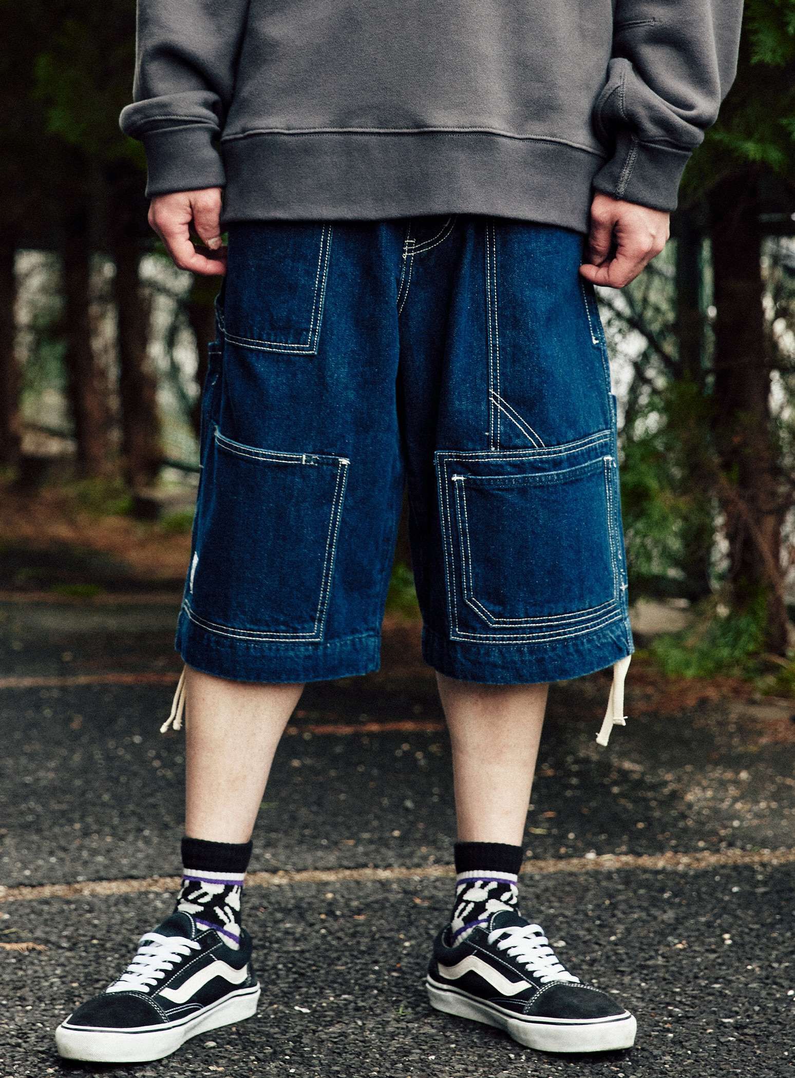 新品未使用　CUNE WORK ペインターショーツ デニム OW CUNE WORK ペインターショーツ デニム OW｜DENIM｜CUNE ONLINE STORE