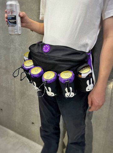 6 Drink Body Bag,BLACK, small image number 5