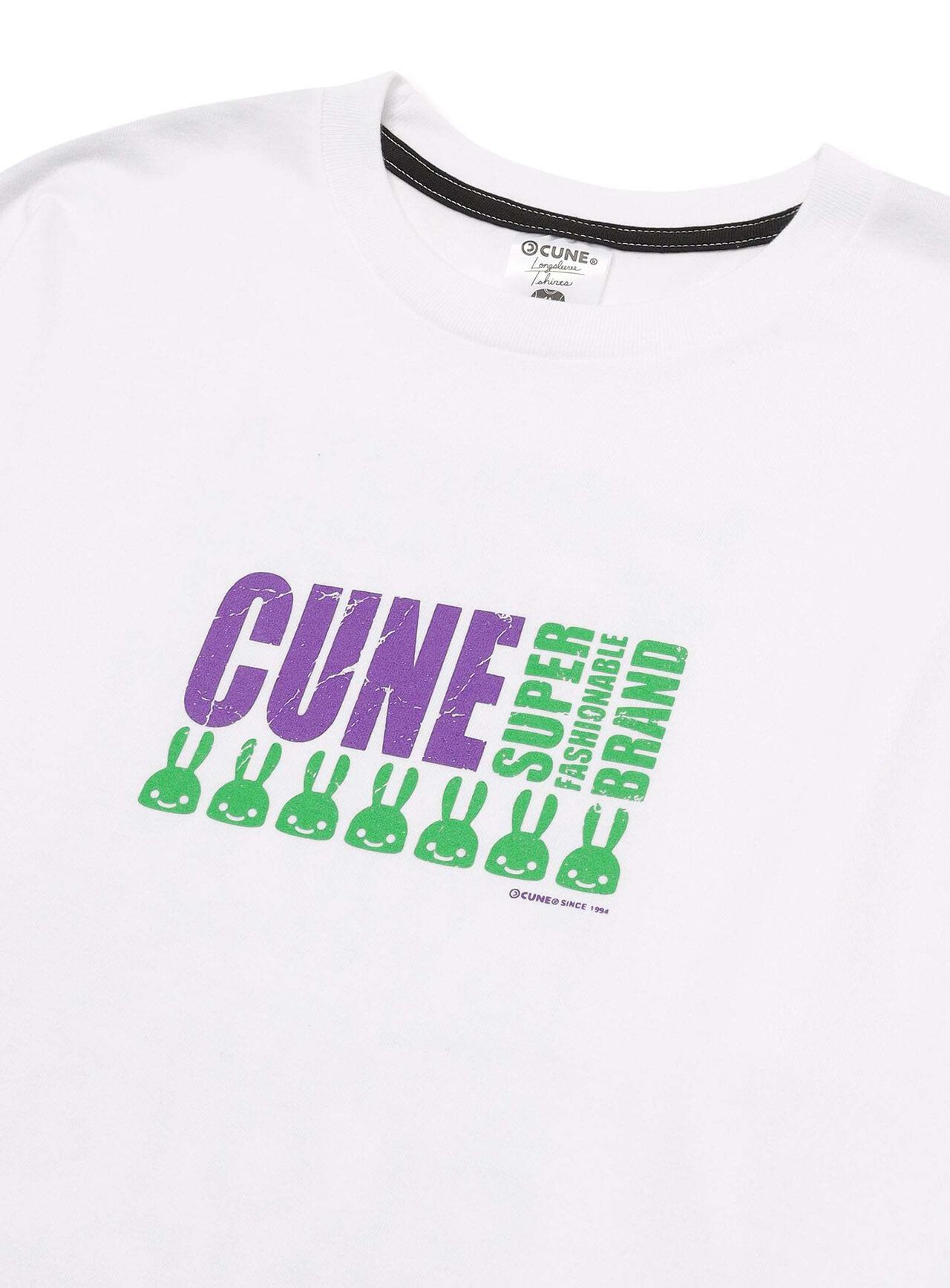 CUNE L/S Tee Random Text,BLACK, large image number 6