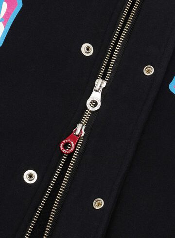 31st Anniversary Sweat Varsity Jacket - Dice,BLACK, small image number 5