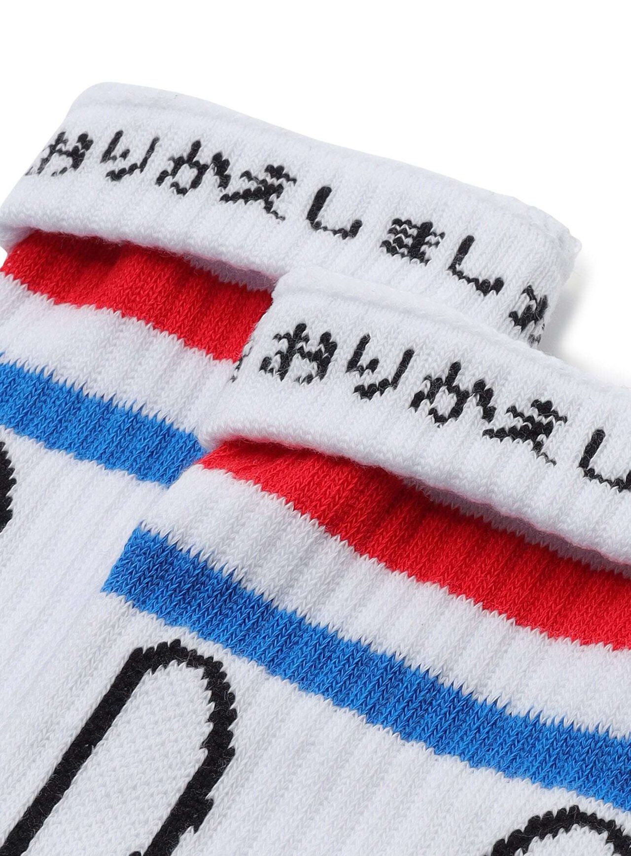 Line Bunny Socks,BLUE, large image number 3