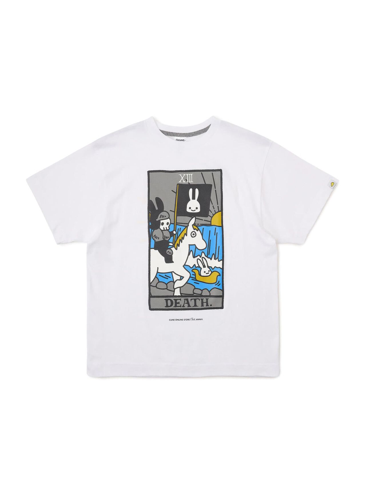 OS 13th Anniv. T-SHIRTS Tarot #13 Death,BLACK, large image number 1