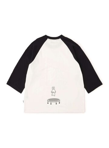 Raglan T-Shirt CANNON HOOPER,WHITE, small image number 1
