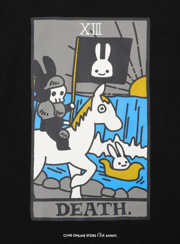 OS 13th Anniv. T-SHIRTS Tarot #13 Death,BLACK, small image number 6