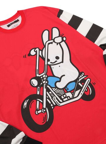 Bunny Custom Bike Long Sleeve T-Shirt,, small image number 5