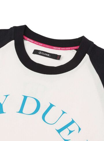 Raglan T-Shirt SKY DUEL FENCING,WHITE, small image number 2