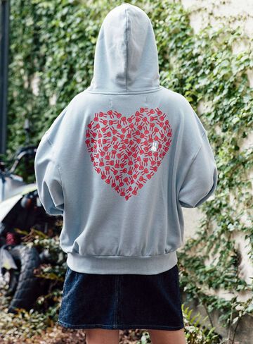 Layered Pocket Wide Pullover Hoodie,, small image number 10