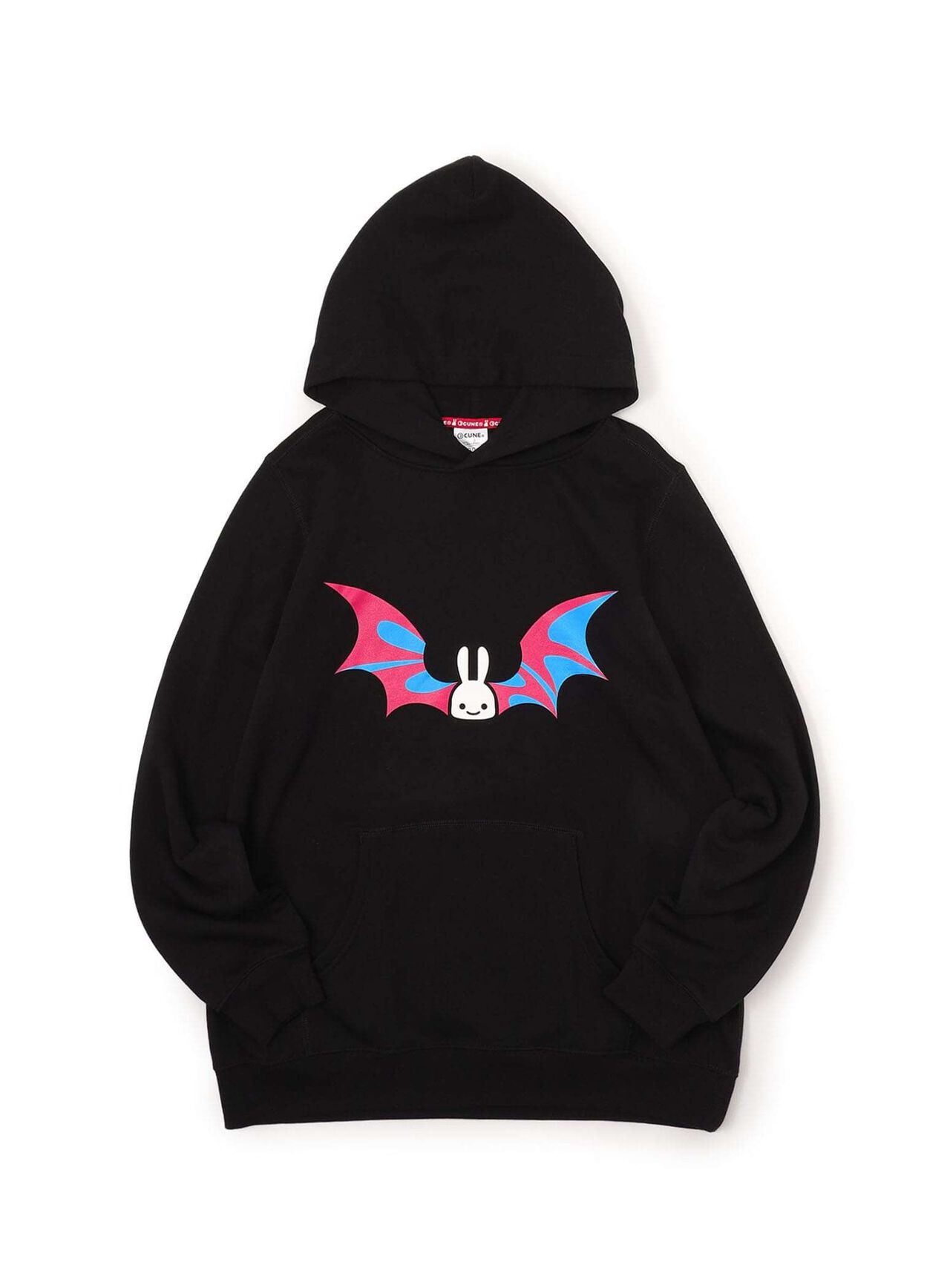 CUNE PULL PARKA Bat,BLACK, large image number 0