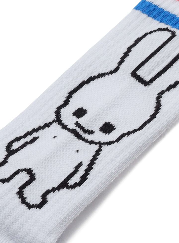 Line Bunny Socks,, medium