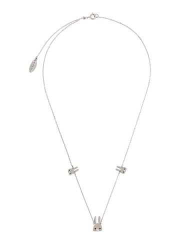 Rabbit eating stone necklace,ONE, small image number 1