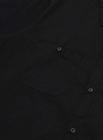 Short Sleeve Work Shirt Sushi Baseball Club,BLACK, small image number 2