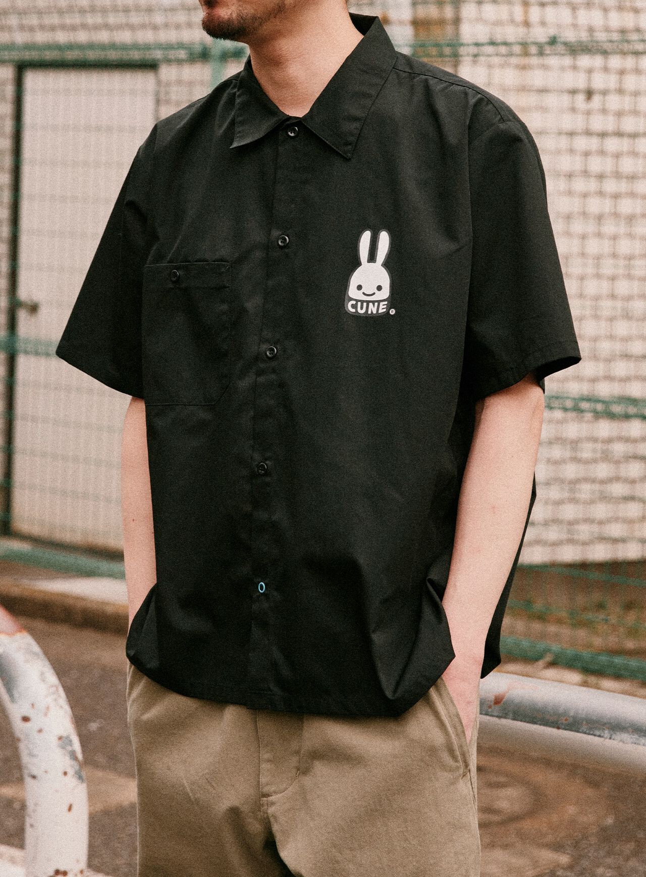 Short Sleeve Work Shirt - CUNE Rabbit,, large image number 8