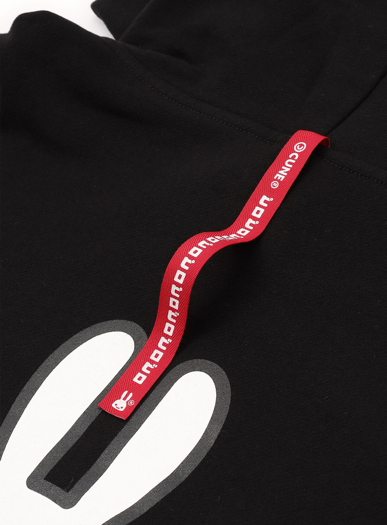 CUNE Rabbit Pull Parka,BLACK, large image number 7