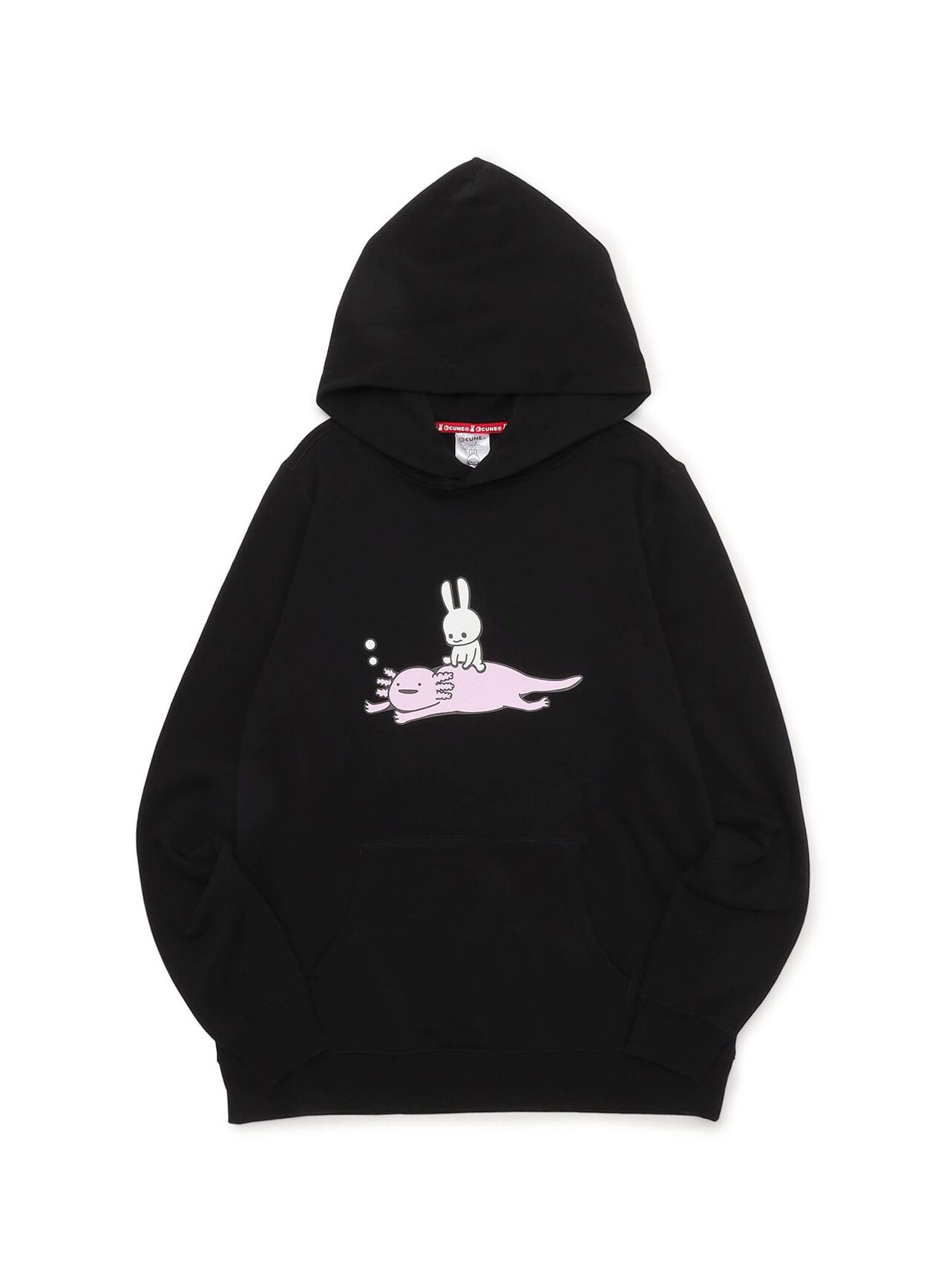 CUNE PULL PARKA Mexican Salamander,BLACK, large image number 0