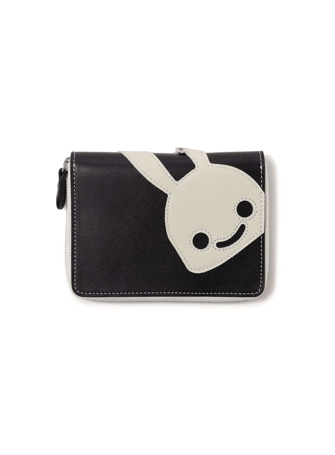 Leather Neck-Hang Multi Case,BLACK, large image number 2