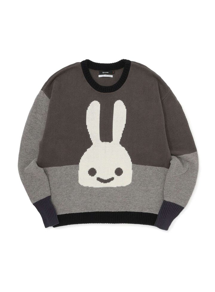 Multicolor Bunny Knit,, medium
