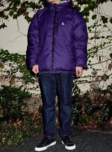 Reversible down jacket with lots of rabbits,, small image number 8