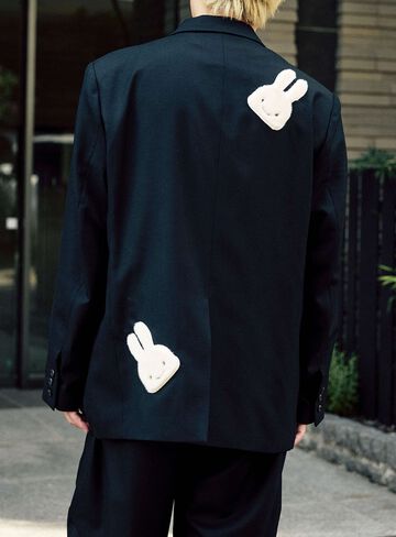 Wool Gabardine 2-Button Tailored Jacket,, small image number 9