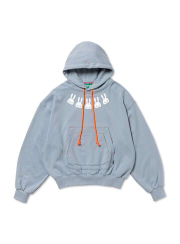 Layered Pocket Wide Pullover Hoodie,, small image number 0