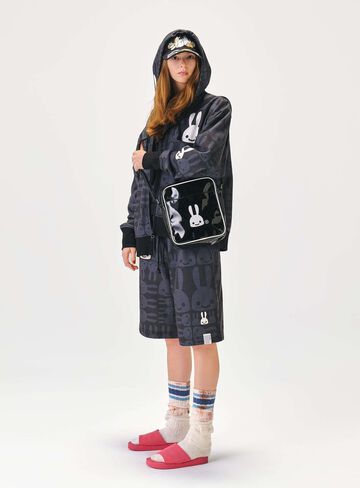 Enamel Shoulder Bag,BLACK, small image number 6