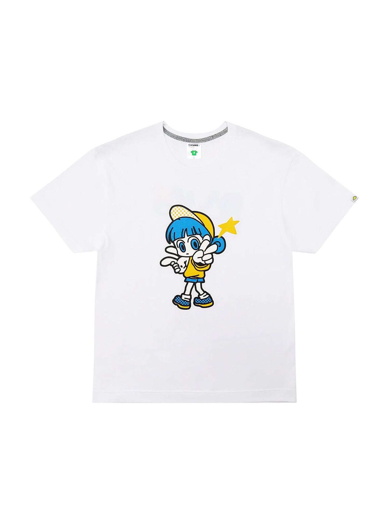 S/S Tee Look Back,WHITE, large image number 0