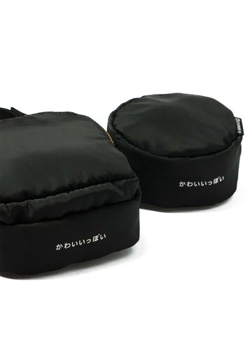 Cute-Inspired Shoulder Mini Pouch Set (2 Pieces),BLACK, small image number 2