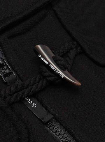 Hybrid Fleece Duffle Coat,, small image number 4