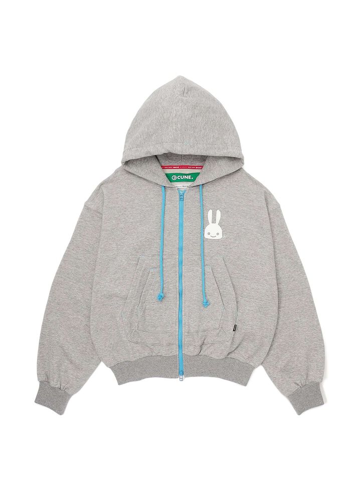 Layered Pocket Wide Full Zip Hoodie,, medium