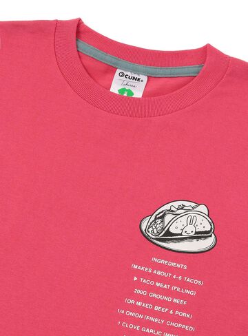 S/S Tee Tacos,BLACK, small image number 6