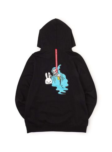 CUNE PULL PARKA Skull Beer,BLACK, small image number 0