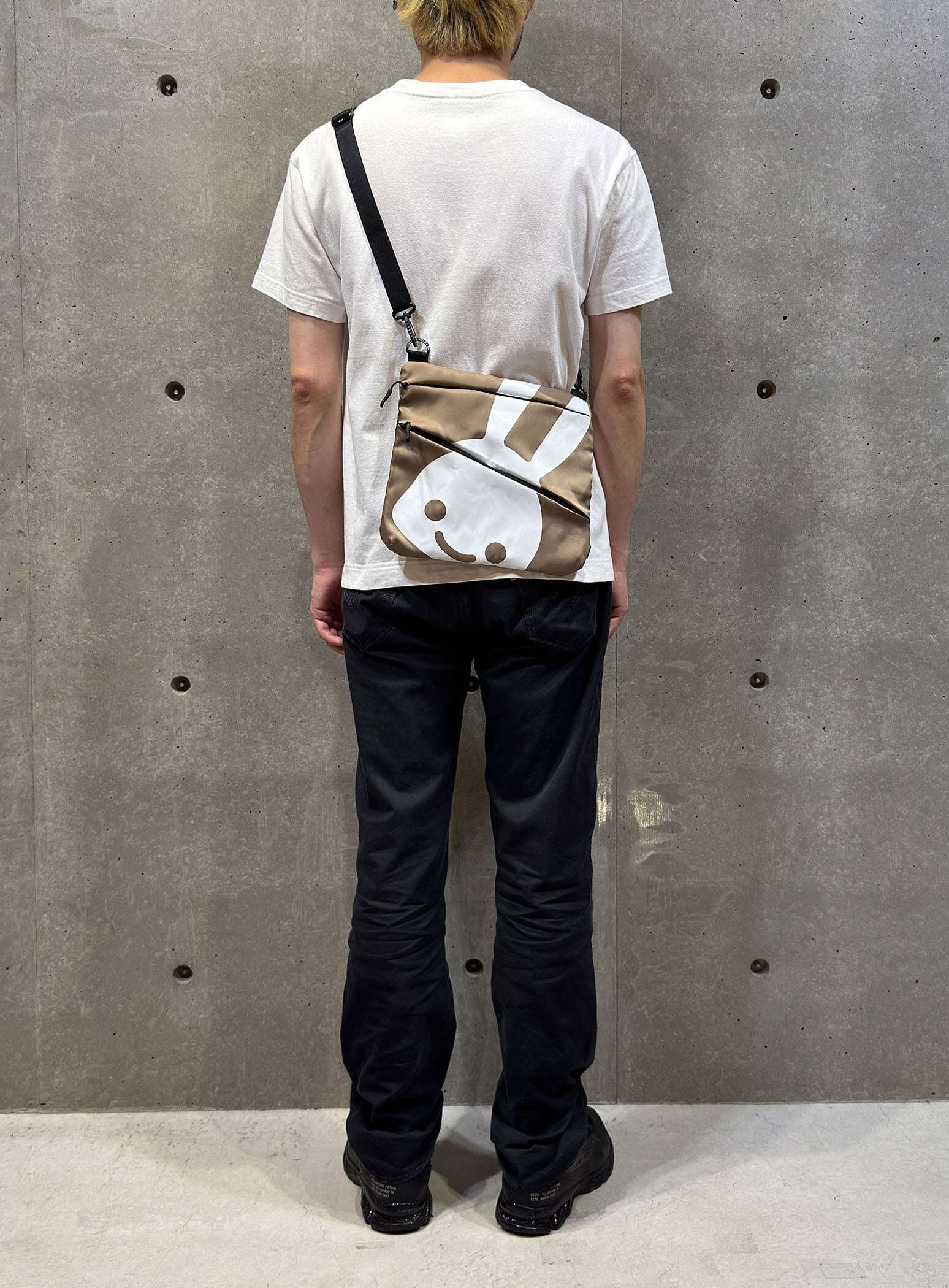Slant Zip Shoulder Bag