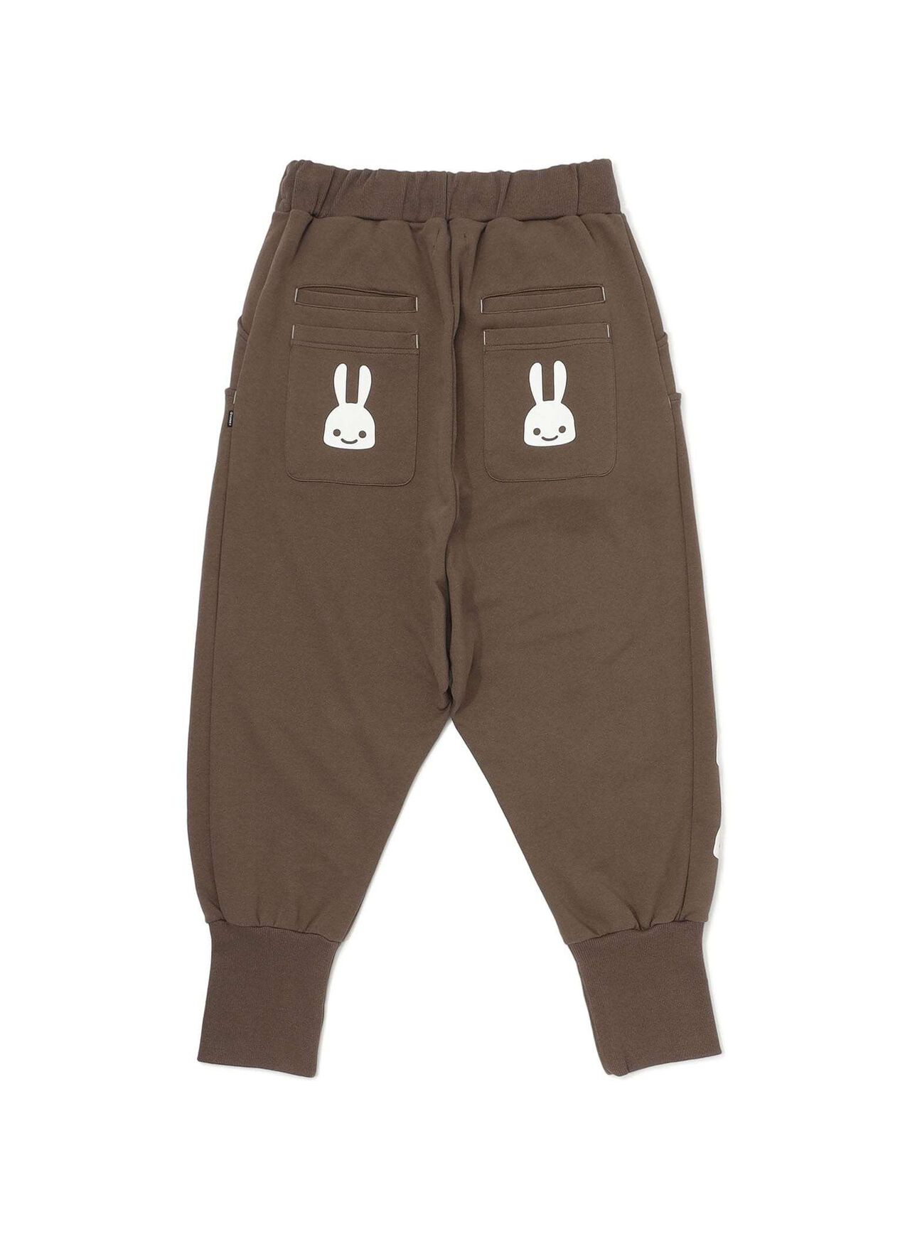 Layered Pocket Sarouel Pants,BLACK, large image number 5