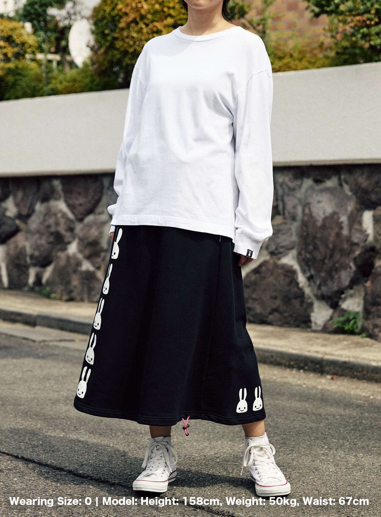 Sweat Skirt,BLACK, large image number 6